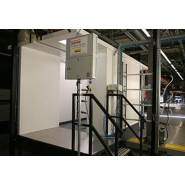 Cabine de thermolaquage de première qualité et totalement personnalisée