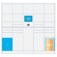 Casiers intelligents pour agences de transport - gestion de colis grands - réf Porte H50