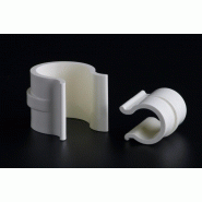 Clip de fixation pour bâche nylon long life - diamètre 20 mm - plastique avec ailettes Clip de fixation pour bâche nylon long life - diamètre 20 mm - plastique avec ailettes