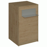 Comptoir Vertigo H T01naturel solo L60cm 1 tabl.Couliss.2tabl.Amovibles chênecl