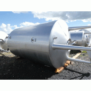 Cuve GOAVEC 12000 L - CUV414 - Acier Inox 304L - 2000 Cuve GOAVEC 12000 L - CUV414 - Acier Inox 304L - 2000