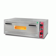 Four à pizza électrique – 9 pizzas Ø 30 cm – avec thermomètre – format large – 118 x 124 cm – Réf. AKS-SGS-PO-9292-E-T - AKS-SGS-PO-9292-E-T