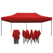 FRANCE BARNUMS Tente pliante 3x6m - acier 31mm/polyester 320g - rouge - FRANCE-BARNUMS - rouge acier 1-36-02S FRANCE BARNUMS Tente pliante 3x6m - acier 31mm/polyester 320g - rouge - FRANCE-BARNUMS - rouge acier 1-36-02S