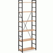 Fromm & Starck - Fromm & Starck Star_BC_05 Bibliothèque Étagère À Livres Ouverte pour Le Bureau Salon Séjour (Dimensions : 60 x 28 x 182.5 cm, -