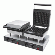 Gaufrier double pour gaufres Bruxelloises_0