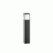 Gea Luce Borne Ges2032 En Aluminium Anthracite, Raccord E27 Max 18W, Ip44, Lumière Extérieure Diffuse, Design Moderne - Gealuce - gris GES2032