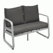 Proloisirs Canapé Fixe Tonio 2,5 places Alu Blanc - blanc multi-matériau BM2510