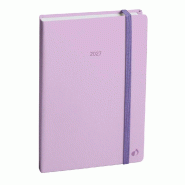 Quo Vadis - Agenda - 2027 - Affaires Color - Semainier - Multilingue - Pastel - Violet - 13 mois de déc à déc - 10x15 cm - Papier Clairefontaine bl