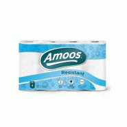 Rouleau de cuisine 08,6mx22cm 2Fls Amoos Picotado 3x4un - 6531033