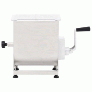 VidaXL Mélangeur de viande avec boîte de vitesse Argenté Inox - 50960