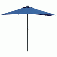 VidaXL Parasol de jardin Azur 294 x 150 x 223 cm Polyester et Acier Modèle Lumina - 42003266