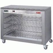 Armoire vitrine chauffante 60poulets sans roues - PRVC60-CM