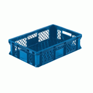 Bac euro ajouré couleur - 190413 – Blanc - 600 x 400 x 220 mm_0