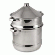 BAUMALU Couscoussier-tajine 14l 340971 - argenté 3216383409713