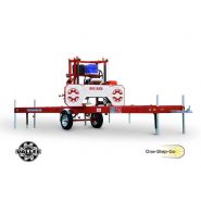 Big red - scieries mobiles - vallee forestry equipment - essieux simple