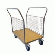 Chariot 500 kg plateau bois - wpg50l Chariot 500 kg plateau bois - wpg50l