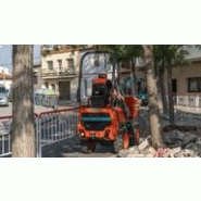 Dumper électrique - D101AEA - AUSA - Capacité de charge 1 000 kg - Benne de déchargement en hauteur