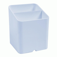 Exacompta - Réf. 67762D - Carton de 10 pots à crayons PEN-CUBE Aquarel - Avec 2 compartiments de taille et de hauteur différentes - dimensions 7,4