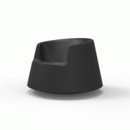 Fauteuil à bascule ROULETTE KIDS - noir