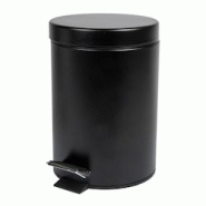 García de Pou Garcia de Pou Poubelle À Pédale Avec Réceptacle Intérieur 3 L Ø 17X24,5 Cm Noir Acier - noir acier 268.44 García de Pou Garcia de Pou Poubelle À Pédale Avec Réceptacle Intérieur 3 L Ø 17X24,5 Cm Noir Acier - noir acier 268.44