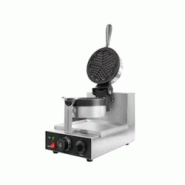 GGM Gastro Gaufrier électrique simple en fonte ouverture 90° - plaque en forme de coeur - 4063326271475 GGM Gastro Gaufrier électrique simple en fonte ouverture 90° - plaque en forme de coeur - 4063326271475
