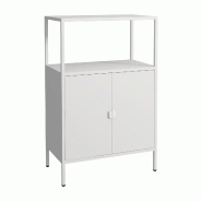 Helloshop26 - Armoire de bureau casier de bureau meuble de rangement pour salon bureau chambre atelier acier 110 x 70 x 40 cm gris 03_0006317 - 300177