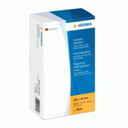HERMA 500 étiquettes blanches pour affranchissement, format 163 x 45 mm (2 étiquettes / feuille) - 4329