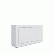 Itamoby Buffet Elios Panneaux Écologiques L.150 P.40 H.83,5 cm 3 Portes Made in Italy FSC - blanc VEMA3ANTELIOS-BL