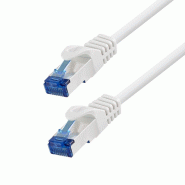 LogiLink Professional Câble patch Ultraflex, Cat.6A, S/FTP, 15 m, blanc - blanc 4052792055726