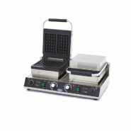 Maxima Gaufrier - 4 pièces - carré - double – 63 × 38 × 27 cm – 3000 W - AKS-09365106