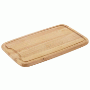 Planche à découper 42x27 cm -  Marron Rectangle Bois Zassenhaus 42x27.5 cm - marron Bois massif 4006528050134