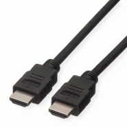 ROLINE Câble HDMI High Speed avec Ethernet, LSOH, noir, 10 m_0