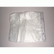 Sachets alimentaires plats en plastique 20x30cm 50mu transparents