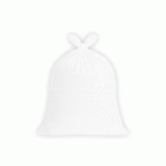 Thouy 200 Sacs-poubelle 100 L blancs standards avec lien à nouer - 3221170005030