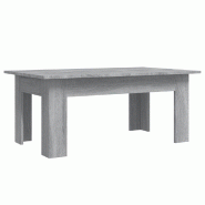 VidaXL Table basse Sonoma gris 100x60x42 cm Bois d'ingénierie Modèle Polaris Loft - 815427