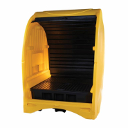 Abri de rétention en polyéthylène pour le stockage de 4 fûts 485 litres - BPFJ485 Abri de rétention en polyéthylène pour le stockage de 4 fûts 485 litres - BPFJ485