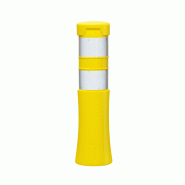Balise de signalisation K5D Jaune - WP Signalisation - Hauteur 72cm - Film Classe 2 Blanc Balise de signalisation K5D Jaune - WP Signalisation - Hauteur 72cm - Film Classe 2 Blanc