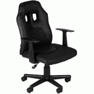 CLP Fauteuil de bureau Fun pour enfants Noir / Noir - noir polyester 191698251 CLP Fauteuil de bureau Fun pour enfants Noir / Noir - noir polyester 191698251