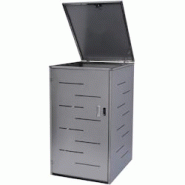 Décoshop26 - Abri de poubelles extérieur conteneurs à ordures jusqu'à 2 bacs 116x71x98 cm en acier inoxydable 04_0005590 - 3000617032699 Décoshop26 - Abri de poubelles extérieur conteneurs à ordures jusqu'à 2 bacs 116x71x98 cm en acier inoxydable 04_0005590 - 3000617032699