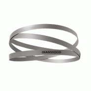 DIAMWOOD EXPERT EN EQUIPEMENT Lame de Scie Ruban Métal 2140 x 20 x 0,9 x 6/10 mm TPI - BIM M42 Acier - Découpe Précise et Durable - Diamwood - gris
