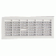 Grilles de ventilation rectangulaires à encastrer 96 x 275 mm  avec moustiquaire