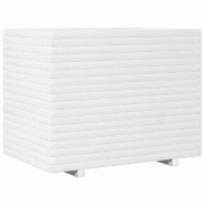 Helloshop26 - Jardinière bac lit surélevé plantes fleurs terrasse jardin 90 x 60 x 72 cm bois de pin massif blanc 02_0038037 - 3000217654406 Helloshop26 - Jardinière bac lit surélevé plantes fleurs terrasse jardin 90 x 60 x 72 cm bois de pin massif blanc 02_0038037 - 3000217654406