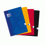 Oxford Lot de 5 Cahier Color Life broché A4, 192p./96 feuilles 90g/m², quadrillé 5x5, coloris assortis (4) - 3020123873241