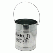 Seau rond Métalic Ø20 - Seau rond Métalic Ø20 -