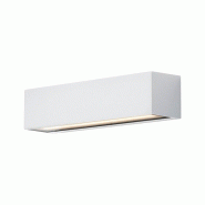 Willy Applique À Double Émission Avec Connecteur E27, Puissance 15W, Ip54, Structure Blanche En Aluminium Moulé Sous Pression - Rossini Illuminazio