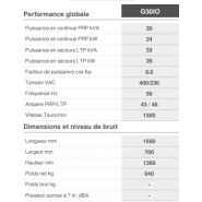 Alpha G30IO - Groupe électrogène industriel Genmac - Puissance continue PRP 24 kW - Châssis renforcé et fabrication italienne_1