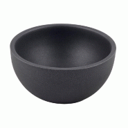 Bol réutilisable inox 140 ml Ø9,5x4,25cm noir