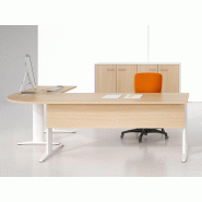 Bureau d'angle en bois mélaminé - Eckart - 200/220/240/260 x 160 cm - pas cher Bureau d'angle en bois mélaminé - Eckart - 200/220/240/260 x 160 cm - pas cher