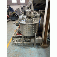 Cuve en acier inoxydable de 180 litres avec agitation, contrôleur et pompe mono décharge