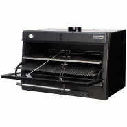 Diamond - Four-BBQ à charbon, GN 2/1 + GN1/1 (120 Kg/h)/Noir - réf. CBQ-120/BK - AKS-CBQ-120/BK